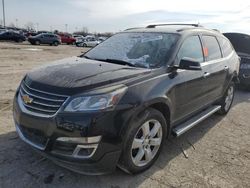 Salvage cars for sale at Indianapolis, IN auction: 2016 Chevrolet Traverse LT