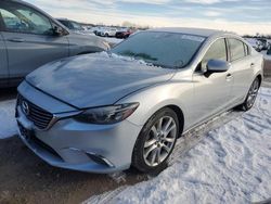 Mazda salvage cars for sale: 2017 Mazda 6 Touring