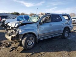 Salvage cars for sale at Sacramento, CA auction: 2005 Toyota Sequoia SR5