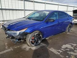 Salvage cars for sale at Littleton, CO auction: 2022 Hyundai Elantra N Line