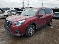 Salvage cars for sale at Elgin, IL auction: 2022 Subaru Forester Premium