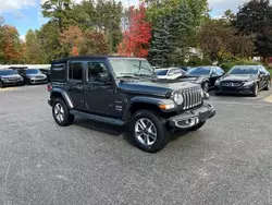 Jeep Wrangler Unlimited Sahara salvage cars for sale: 2018 Jeep Wrangler Unlimited Sahara