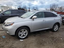 Lexus rx450 salvage cars for sale: 2011 Lexus RX 450H