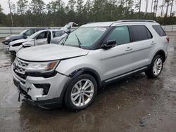 Salvage cars for sale at Harleyville, SC auction: 2018 Ford Explorer XLT