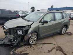 Salvage cars for sale at Woodhaven, MI auction: 2020 Subaru Forester