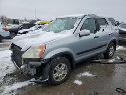 Salvage cars for sale at Duryea, PA auction: 2004 Honda CR-V EX