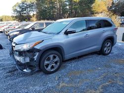 Salvage cars for sale at Fairburn, GA auction: 2016 Toyota Highlander Limited