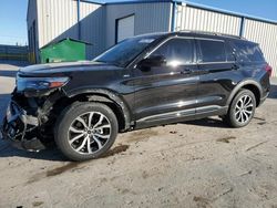 Salvage cars for sale at Tulsa, OK auction: 2022 Ford Explorer ST-Line