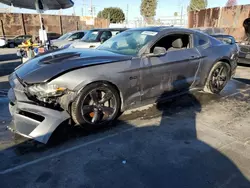 Salvage cars for sale at Wilmington, CA auction: 2021 Ford Mustang GT