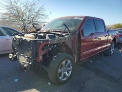 Salvage cars for sale at North Las Vegas, NV auction: 2022 Ford F150 Supercrew