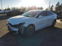 Salvage cars for sale at Denver, CO auction: 2018 Ford Fusion TITANIUM/PLATINUM