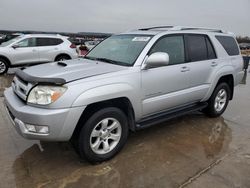 Salvage cars for sale at Grand Prairie, TX auction: 2005 Toyota 4runner SR5