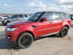 Salvage cars for sale at Grand Prairie, TX auction: 2016 Land Rover Range Rover Sport HSE