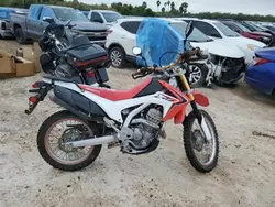 Salvage motorcycles for sale at Mercedes, TX auction: 2014 Honda CRF250 L