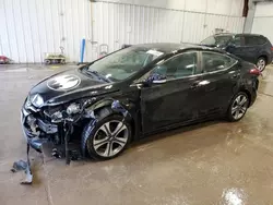 Salvage cars for sale at Franklin, WI auction: 2014 Hyundai Elantra SE