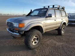 Salvage cars for sale at Brighton, CO auction: 1997 Toyota Land Cruiser HJ85