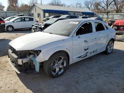 Salvage cars for sale at Wichita, KS auction: 2018 Audi A3 Premium