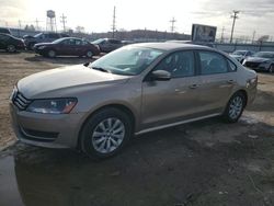 Salvage cars for sale at Dyer, IN auction: 2015 Volkswagen Passat S