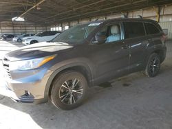 2016 Toyota Highlander XLE en venta en Phoenix, AZ