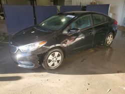 Salvage cars for sale from Copart Ellwood City, PA: 2016 KIA Forte LX