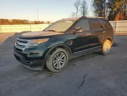 Salvage cars for sale at Dunn, NC auction: 2013 Ford Explorer XLT