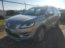 Lincoln mkc Vehiculos salvage en venta: 2019 Lincoln MKC Reserve