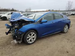 Salvage cars for sale at Columbia Station, OH auction: 2018 Chevrolet Volt Premier