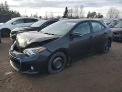 Salvage cars for sale at Bowmanville, ON auction: 2015 Toyota Corolla L