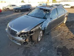 Salvage cars for sale at Van Nuys, CA auction: 2007 Mercedes-Benz S 550