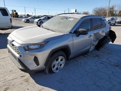 Salvage cars for sale at Oklahoma City, OK auction: 2021 Toyota Rav4 LE