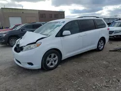 2011 Toyota Sienna LE en venta en Kansas City, KS