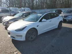 Tesla Model 3 salvage cars for sale: 2021 Tesla Model 3