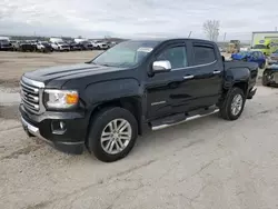 Salvage cars for sale at Kansas City, KS auction: 2018 GMC Canyon SLT