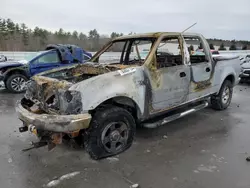 Salvage cars for sale at Windham, ME auction: 2002 Ford F150 Supercrew