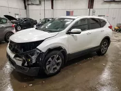 Salvage cars for sale at Franklin, WI auction: 2019 Honda CR-V EX