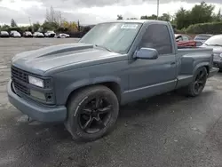 Salvage trucks for sale at San Martin, CA auction: 1989 Chevrolet GMT-400 C1500