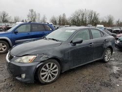 Salvage cars for sale at Portland, OR auction: 2007 Lexus IS 250