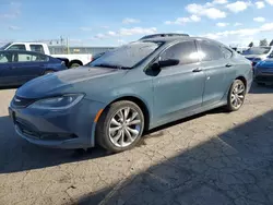 Chrysler salvage cars for sale: 2015 Chrysler 200 S