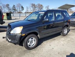 Salvage cars for sale at Spartanburg, SC auction: 2004 Honda CR-V LX