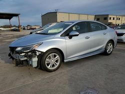 2017 Chevrolet Cruze LT en venta en Wilmer, TX