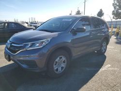 Salvage cars for sale from Copart Rancho Cucamonga, CA: 2016 Honda CR-V LX