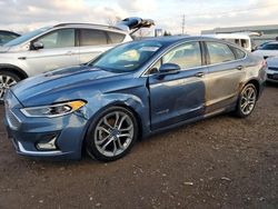 Salvage cars for sale at Chicago Heights, IL auction: 2019 Ford Fusion Titanium