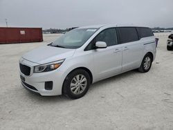 Salvage cars for sale at auction: 2017 KIA Sedona LX