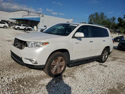 Toyota Highlander Limited salvage cars for sale: 2013 Toyota Highlander Limited