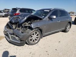 Salvage cars for sale at San Antonio, TX auction: 2016 Infiniti QX50