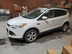 Salvage cars for sale at Ebensburg, PA auction: 2016 Ford Escape SE