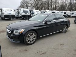 Mercedes-Benz salvage cars for sale: 2016 Mercedes-Benz C 300 4matic