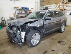 Salvage cars for sale at Ham Lake, MN auction: 2019 Volkswagen Atlas SE