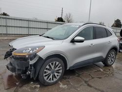 Ford Escape salvage cars for sale: 2020 Ford Escape Titanium