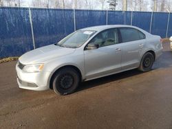 Salvage cars for sale at Moncton, NB auction: 2012 Volkswagen Jetta Base